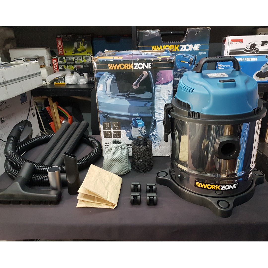 12l Wet And Dry Vacuum Cleaner 1200w Workzone Home Furniture