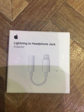 Origibal Apple Lightning to Headphone Jack Adapter