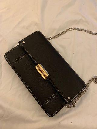 Charles & Keith Long Wallet with Detachable Chain