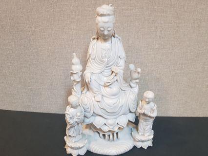 送子觀音（德化白瓷老件）