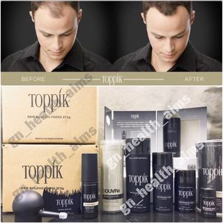 (脫髮救星) 100%原裝正貨 正版  美國 Toppik Hair Bulding Fibers 頂豐 增髮纖維 *色版可看圖三 提防假冒 可面交正貨(外層沒包膠) *買任何Toppik產品可加$20 換購原裝髮線梳 (另有原裝固定噴霧、原裝噴咀同時有售)64217124761473110