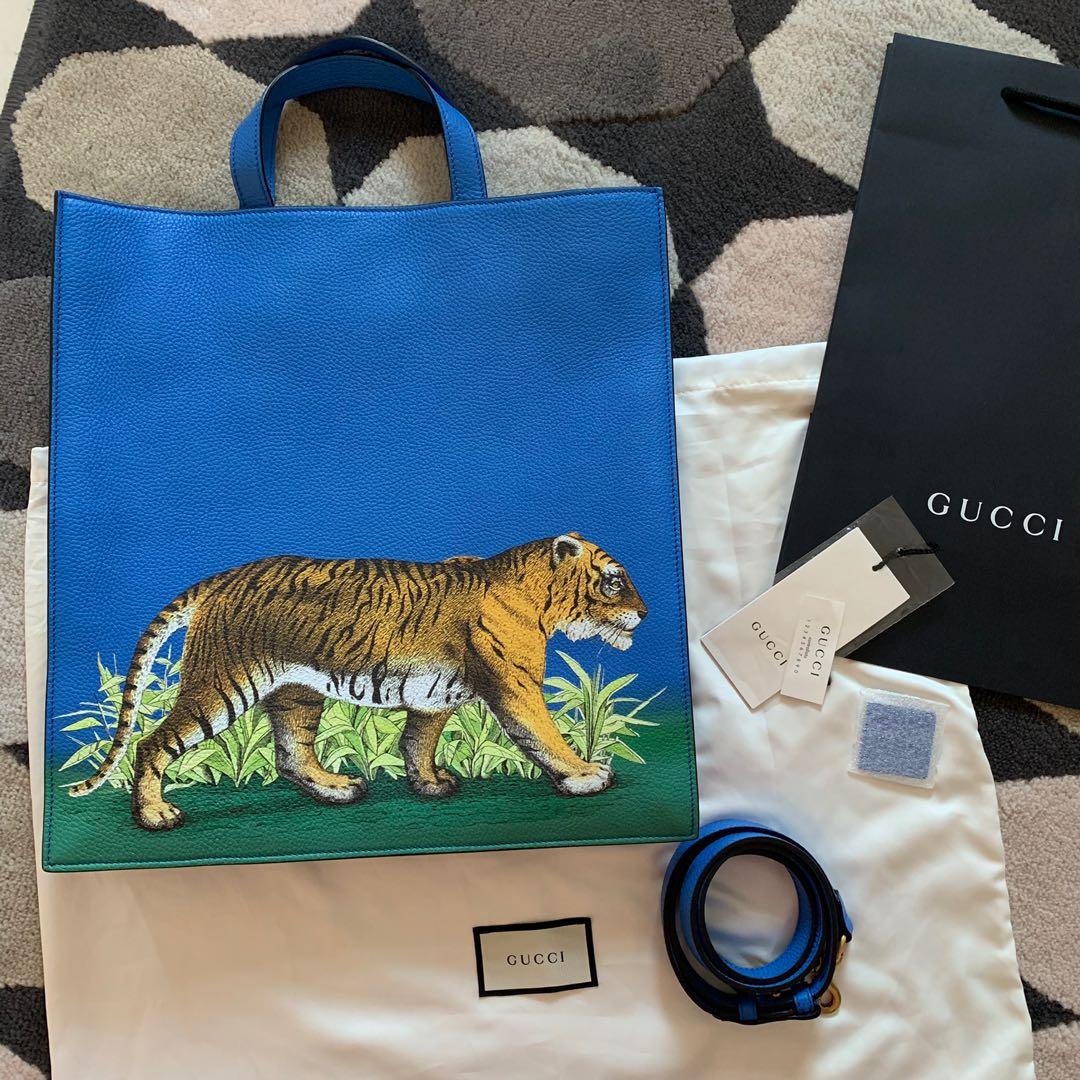 gucci tiger tote