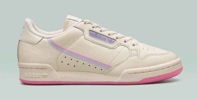 adidas continental pink and blue