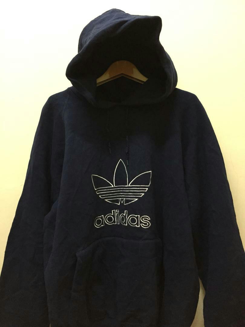 Adidas Hoodie Big Logo Saiz XXL Men s Fashion Tops Sets