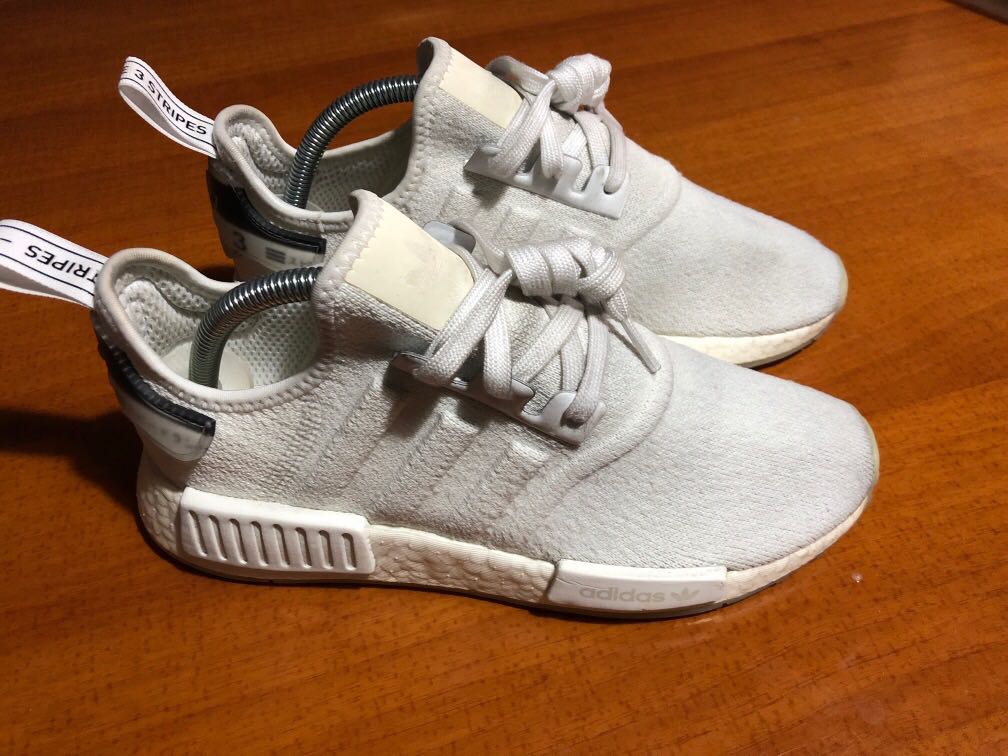 Adidas NMD white, Men's Fashion, Footwear, Sneakers on Carousell