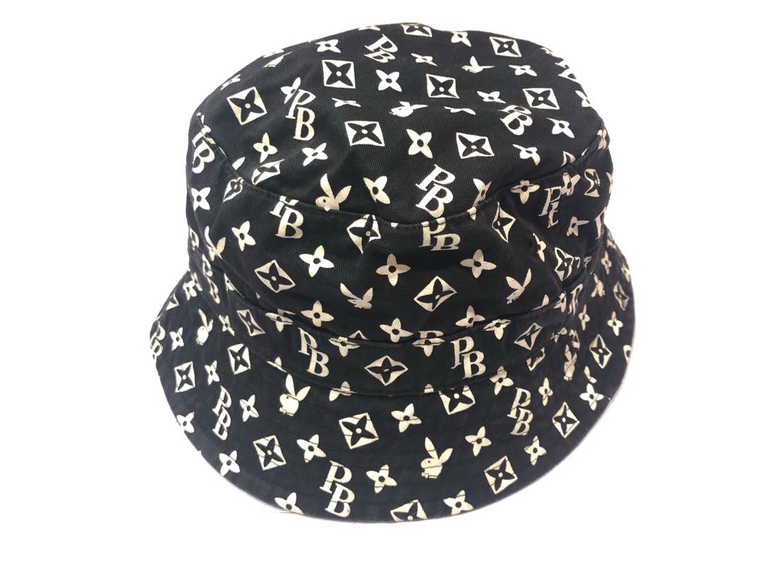 Categories :: Menu :: Accessories :: Headwear :: Vintage Playboy Louis  Vuitton monogram bucket hat