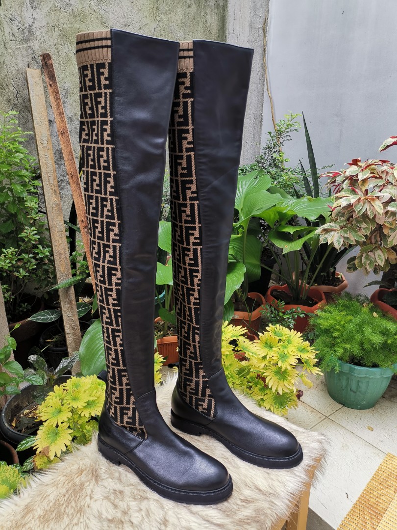fendi tall boots