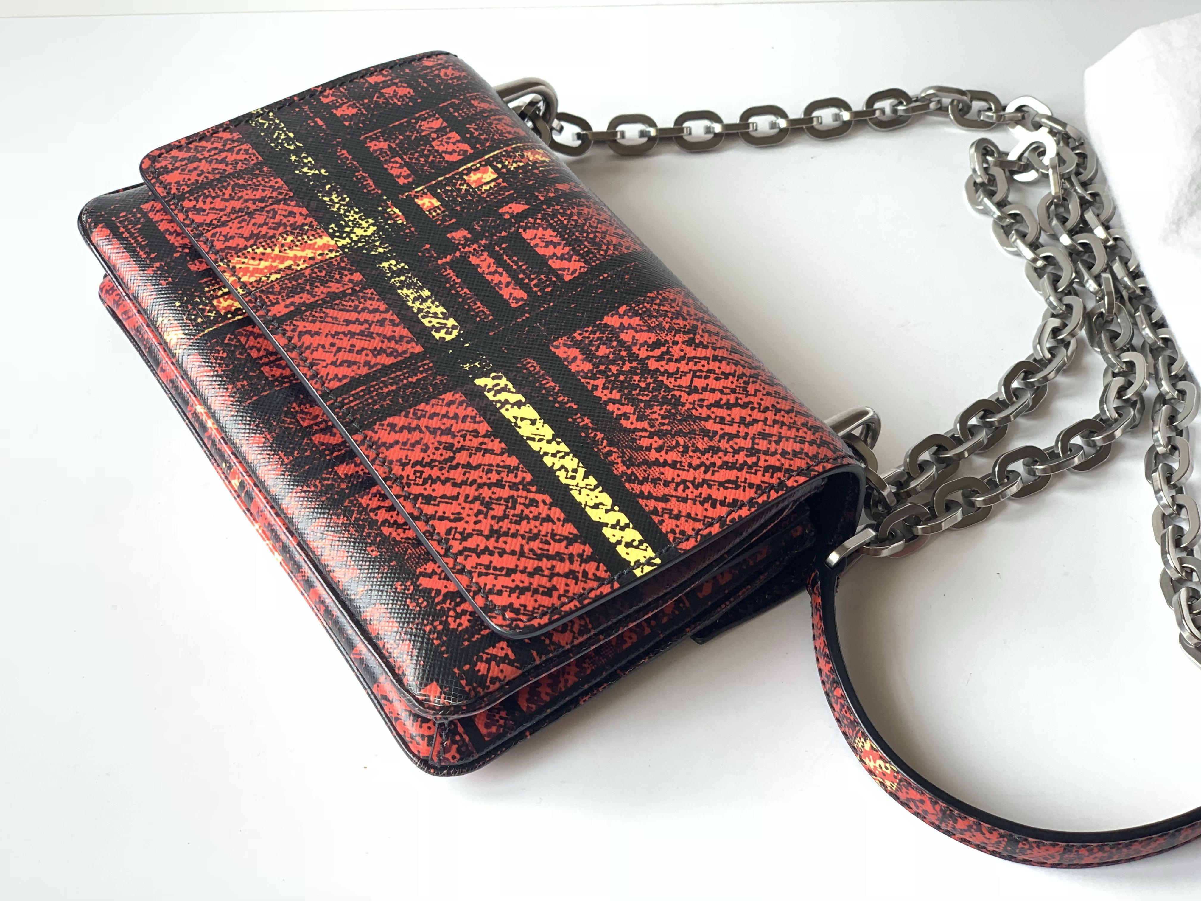 Prada sales tartan bag
