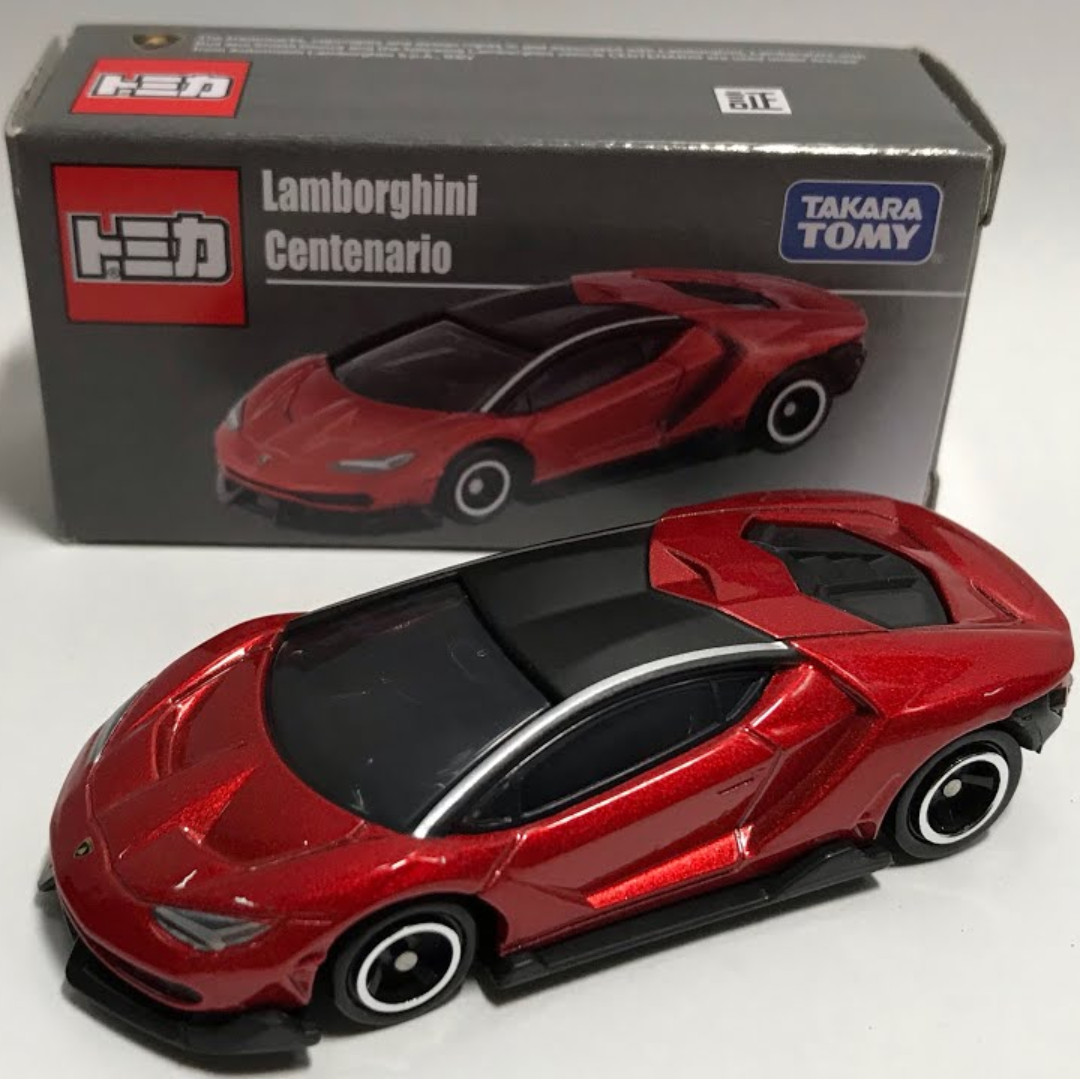 Brand New Mint in Box Tomica Lamborghini Centenario Red Color