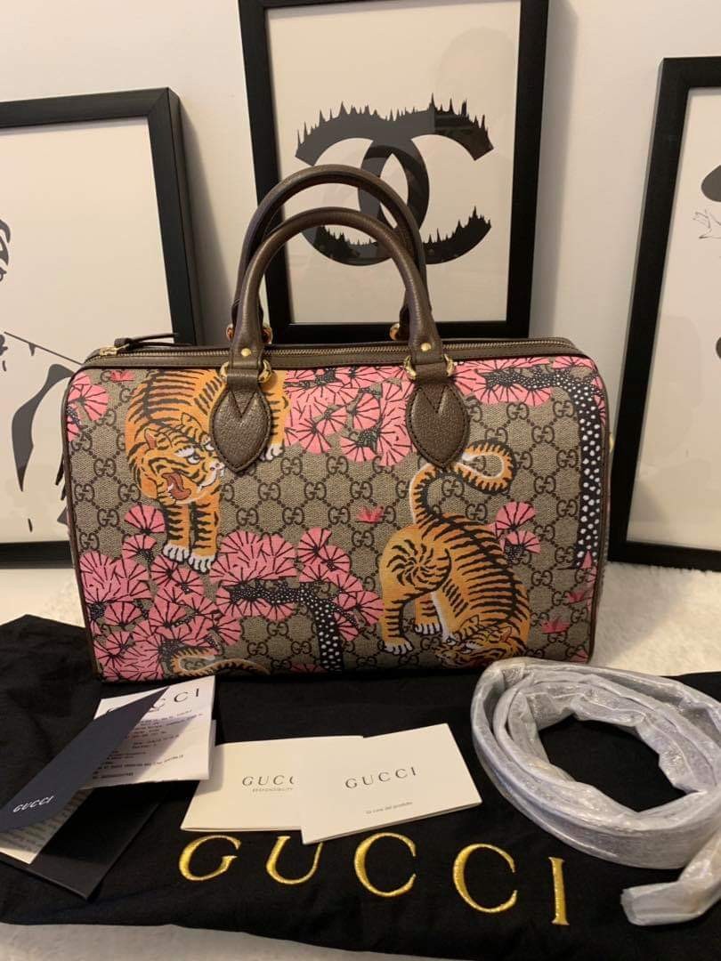 gucci bengal boston bag