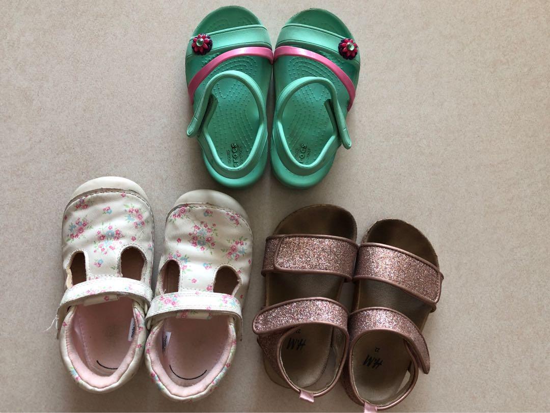 Crocs Lina Girl sandals Toddler Girl US Size Aqua Green//Pink US Size 7c