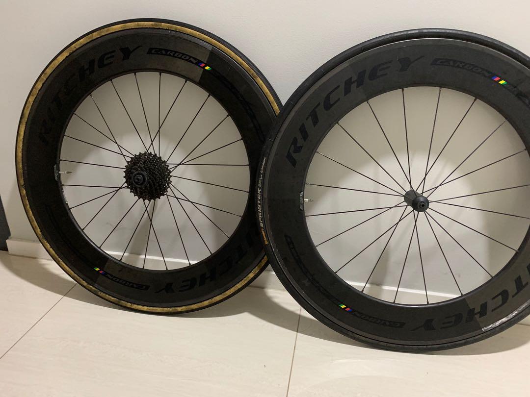 Ritchey wcs apex 50mm carbon tubular wheelset sales