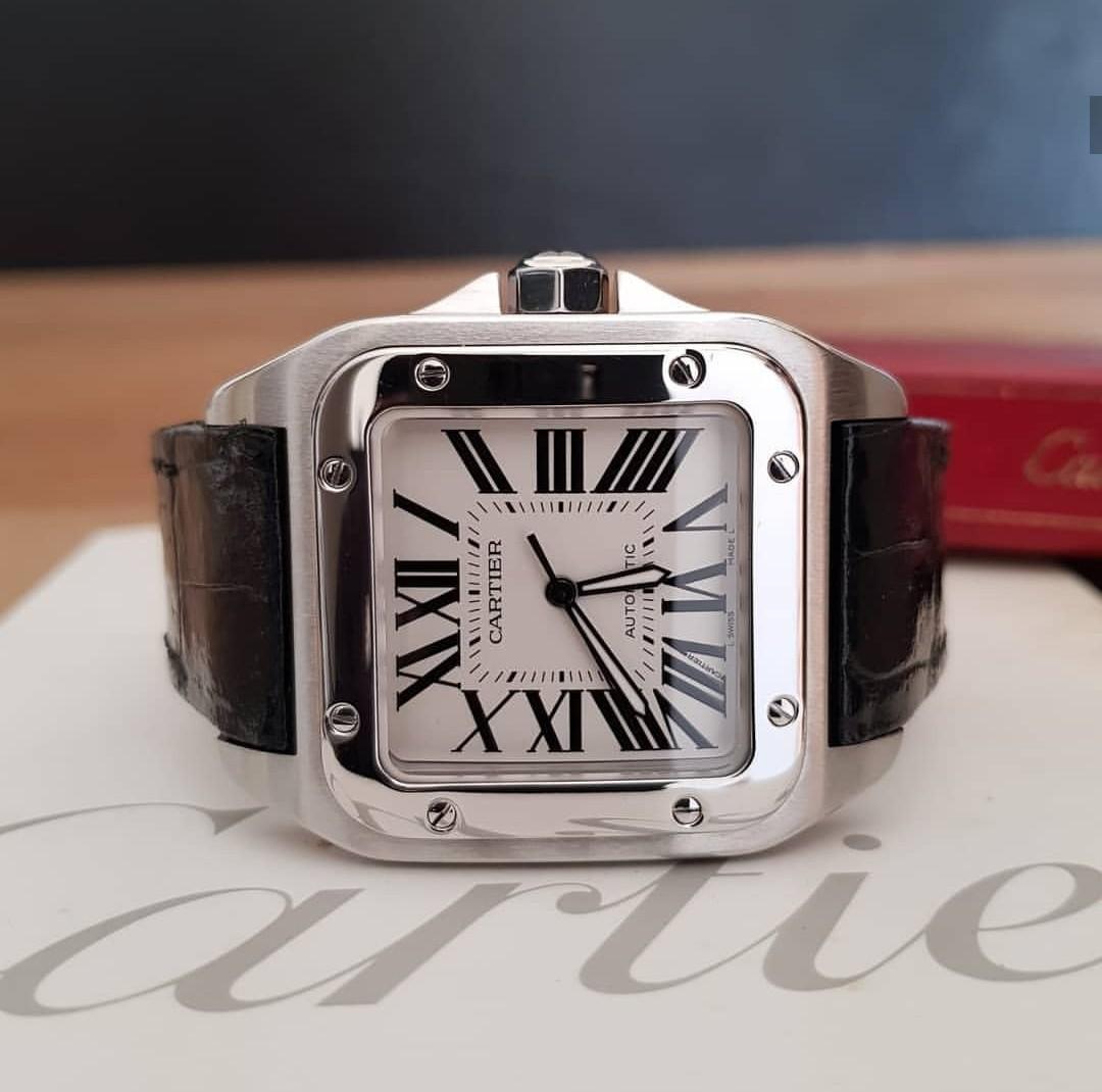 Harga cartier santos 100 original on sale