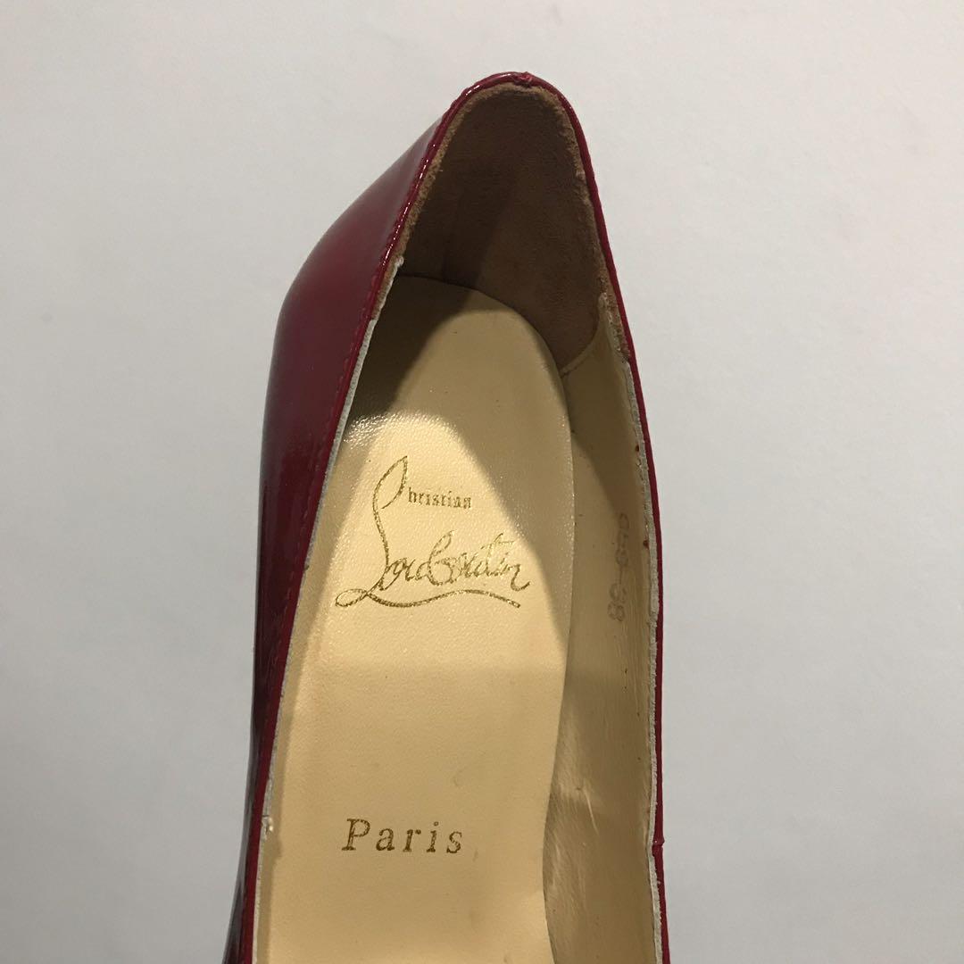 original red bottom heels