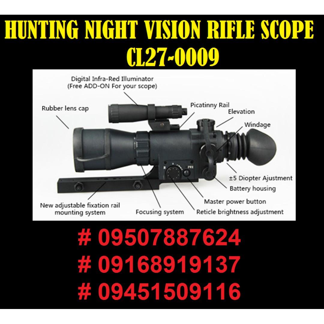 Cl27 0009 Model Aries Night Vision Rifle Scope Electronics Cctv Security Products On Carousell