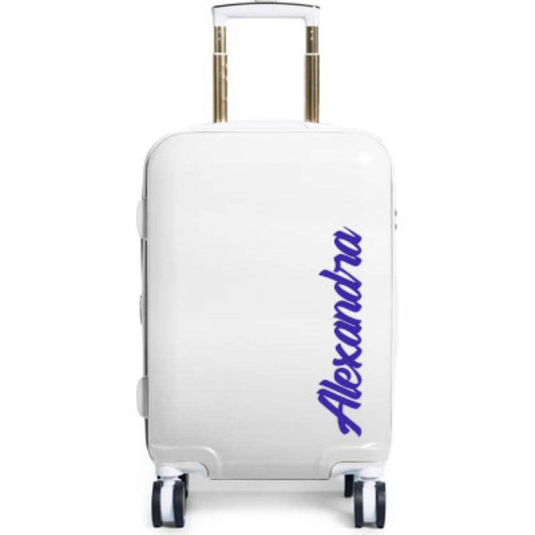 custom luggage stickers