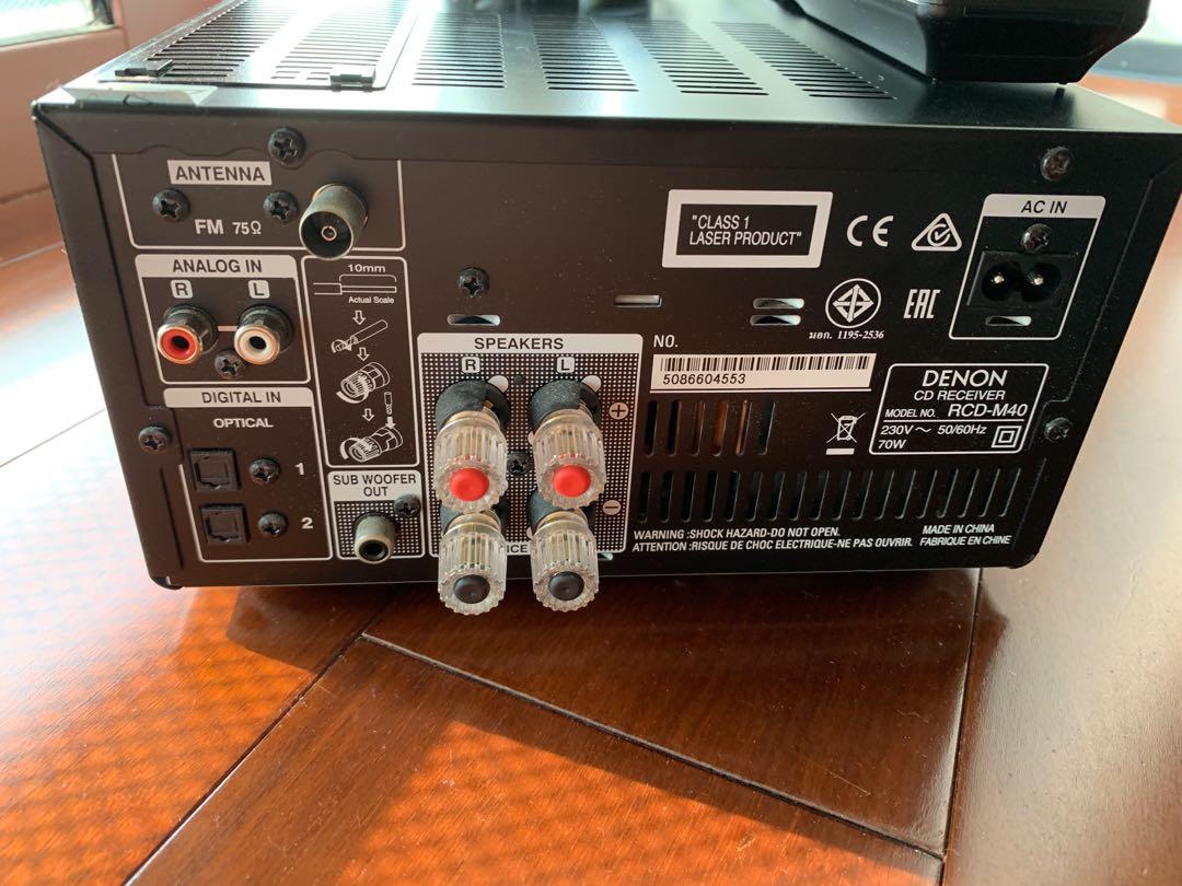 Denon Micro HiFi system ( without speakers) RCD M40, Audio, Soundbars