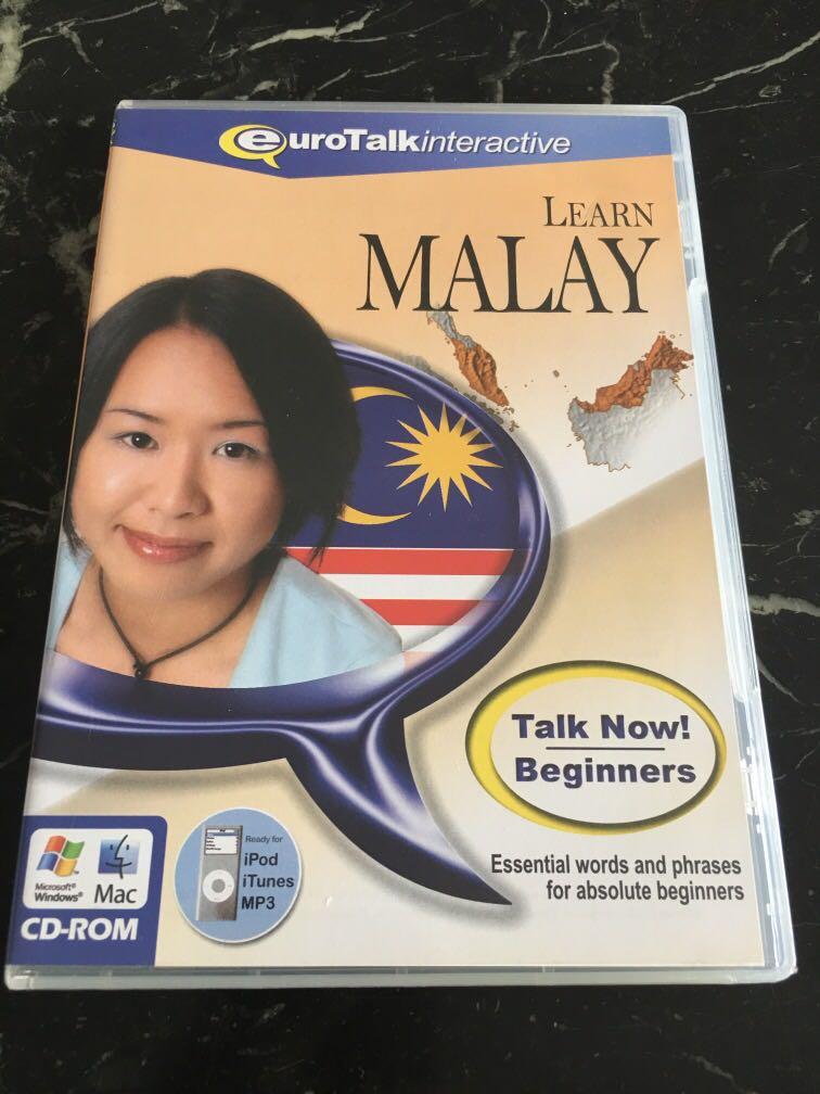 Eurotalk Interactive Learn Malay Essential Words And Phrases For Absolute Beginners Cd Rom For Microsoft Windows And Mac Os Tv Home Appliances Tv Entertainment Tv Parts Accessories On Carousell
