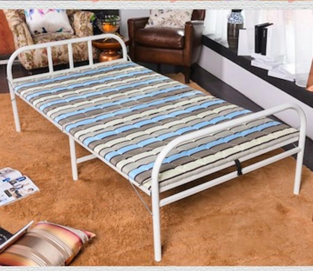 Free Delivery Foldable Single Bed Furniture Beds Mattresses On
