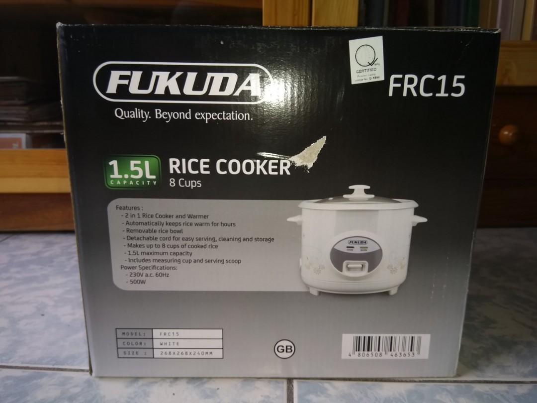 Fukuda Rice Cooker 1.5 L FRC15, TV & Home Appliances, Kitchen