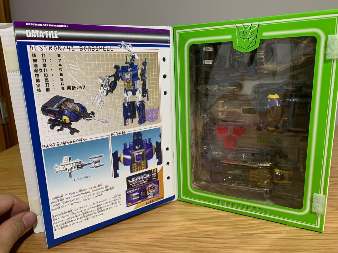 G1 Transformers Reissue Insecticons with box, full papers and unapplied ...