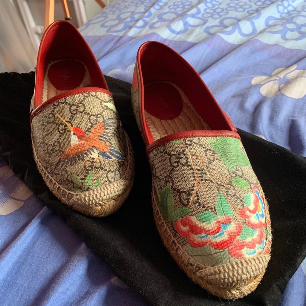 Gucci Tian Espadrilles Luxury Sneakers Footwear on Carousell