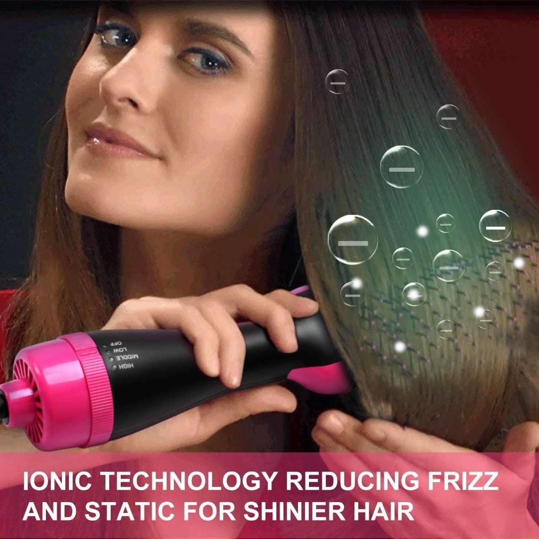Hair Dryer Brush One Step 4 In 1 Hot Air Brush Hair Curler Hair