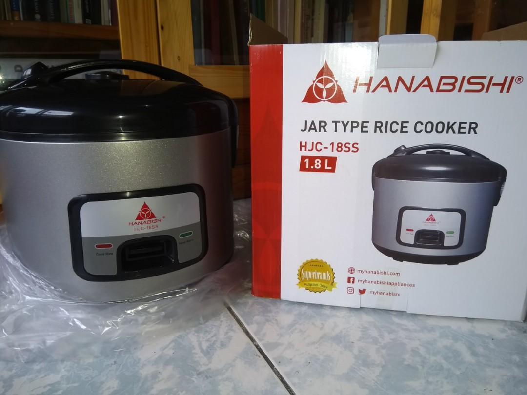 Hanabishi Rice Cooker Hjc 18ss 1 8l Home Furniture Home Appliances Other Kitchen Appliances On Carousell