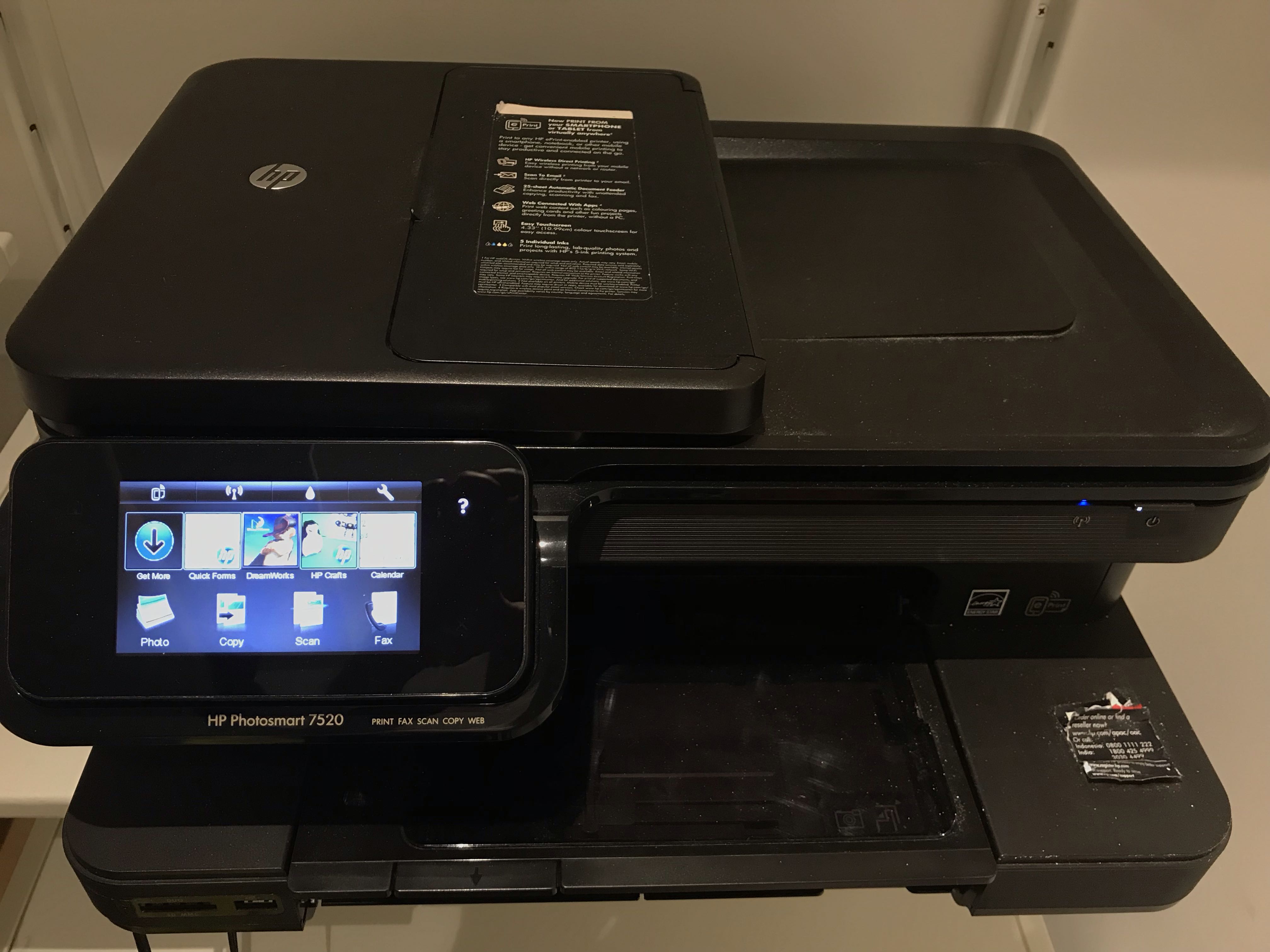HP photosmart 7520e all in one 