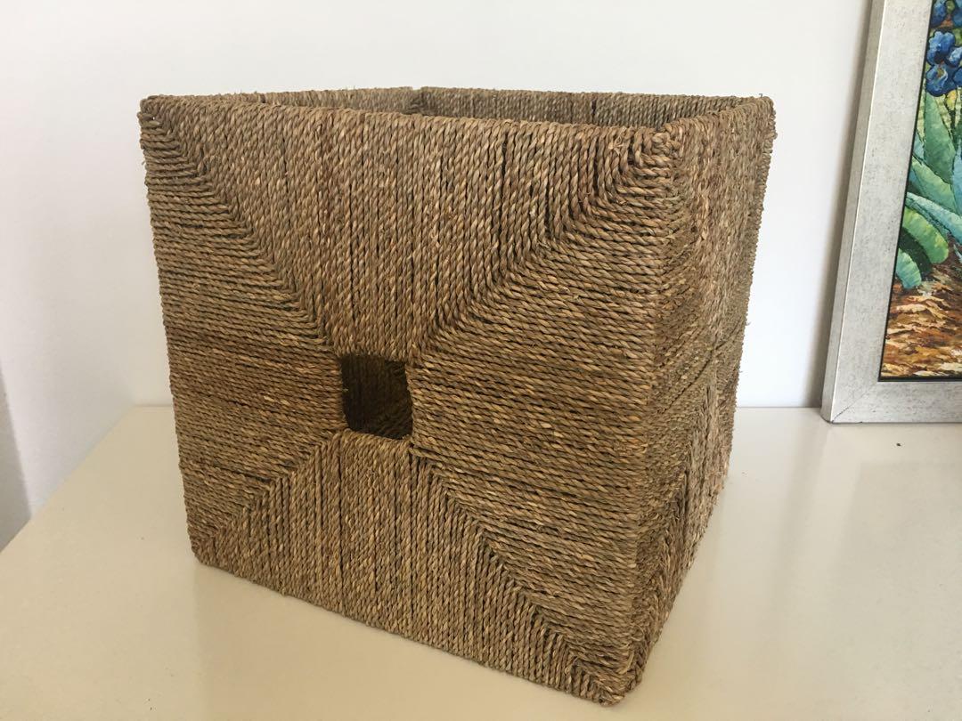 Ikea Knipsa Seagrass Basket Furniture Others On Carousell
