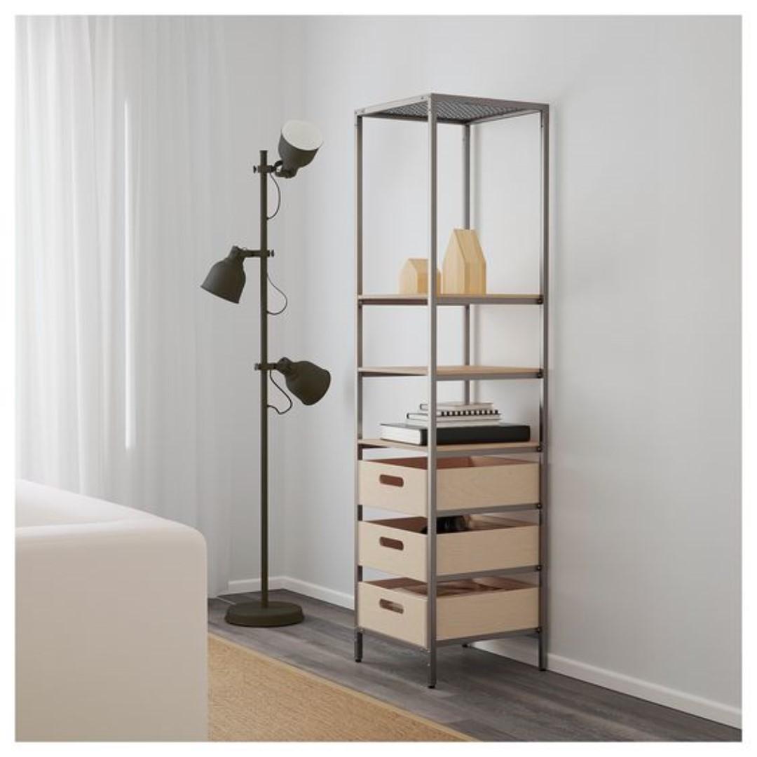 Ikea Veberod Shelving Unit Furniture Shelves Drawers On Carousell