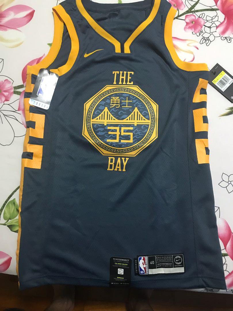 kevin durant the bay jersey