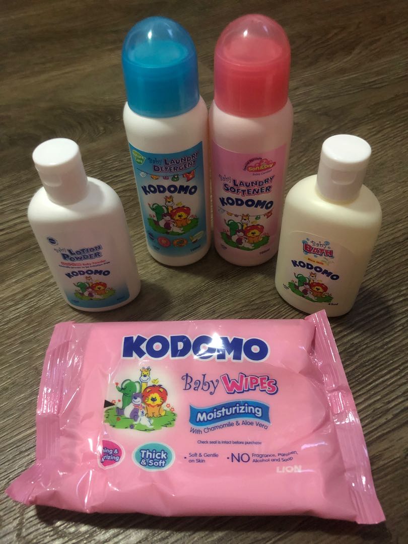 Kodomo Baby Travel Size Set Toiletries Handy Pack Hobbies Toys Travel Travel Essentials Accessories On Carousell