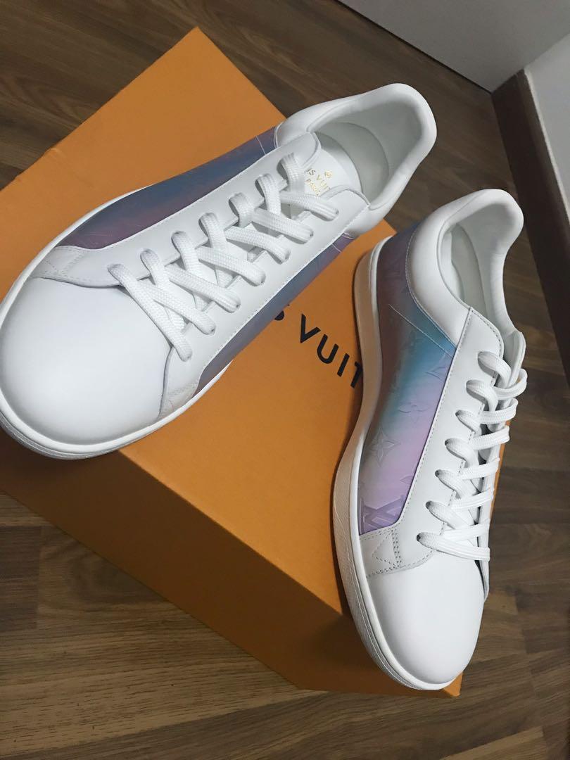 Louis Vuitton Casual Luxembourg Prism Rainbow Low Sneaker Sz 10