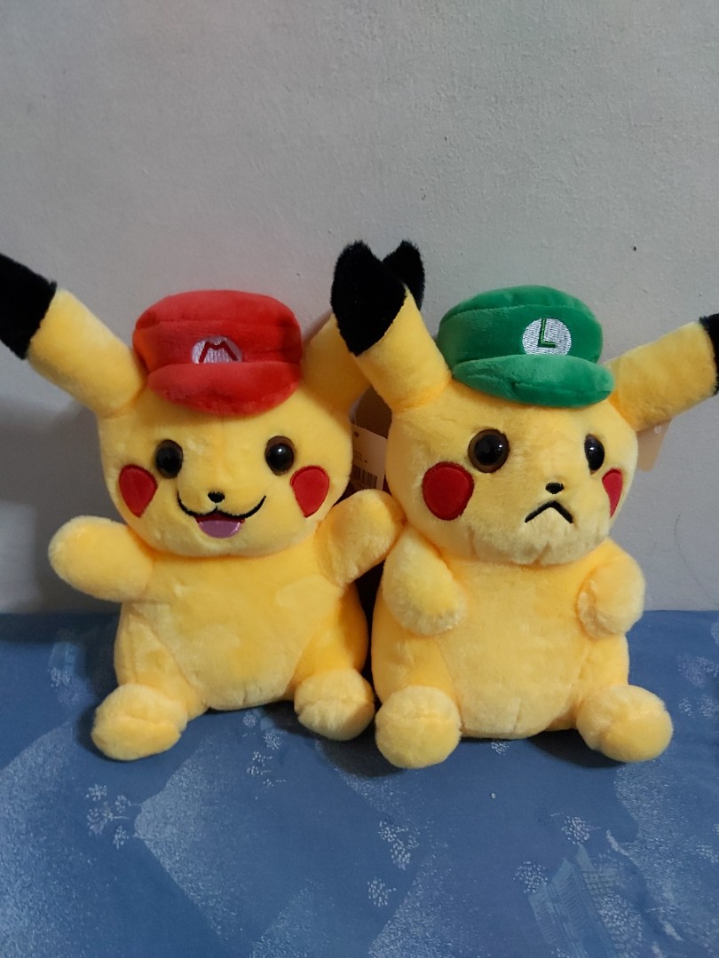 luigi pikachu plush