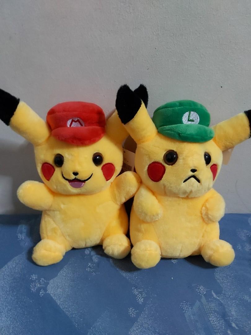 mario and luigi pikachu plush