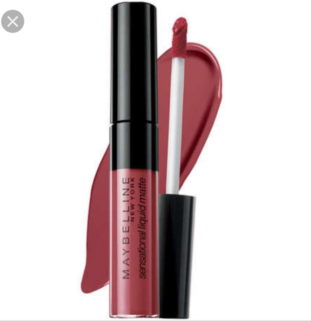 maybelline color sensational liquid matte lipstick