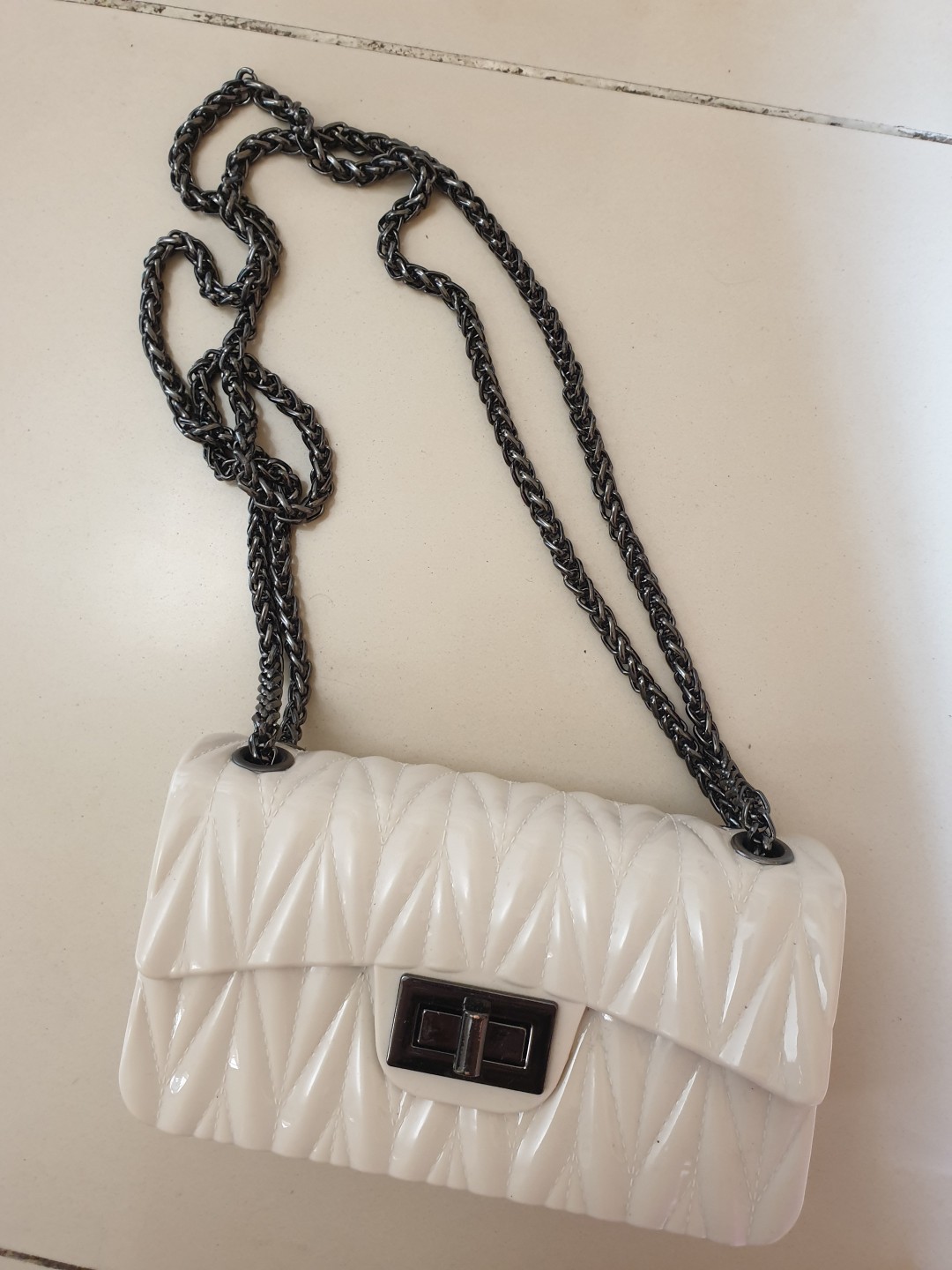 Miniso jelly sling top bag