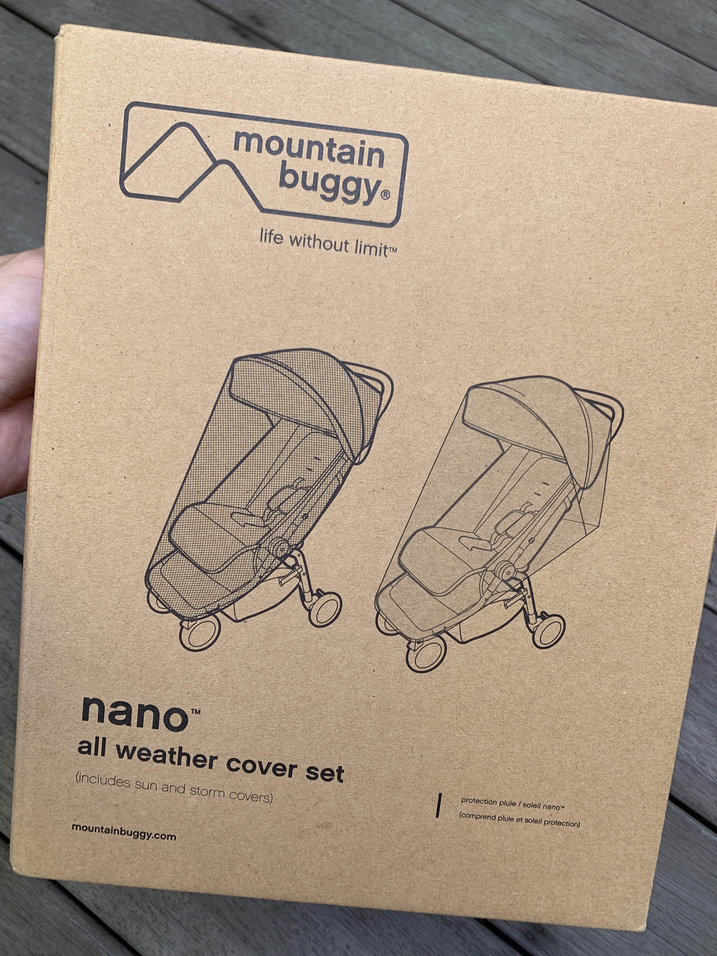 Mountain Buggy Swift All Weather Cover Set Sun /& Storm