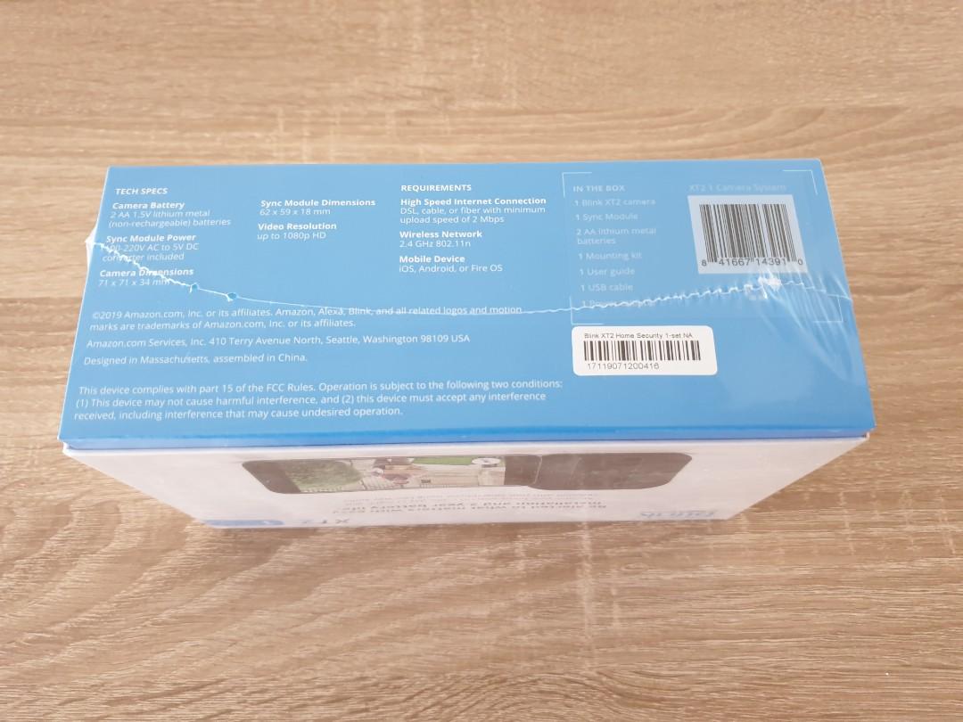 New Blink XT2 Outdoor/Indoor Security Camera Starter Kit, Furniture