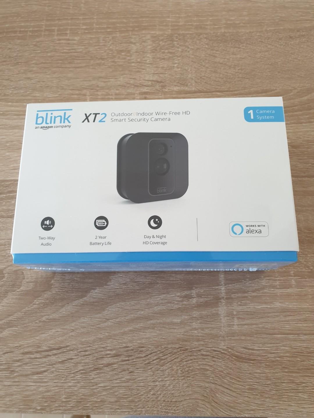 New Blink XT2 Outdoor/Indoor Security Camera Starter Kit, Furniture