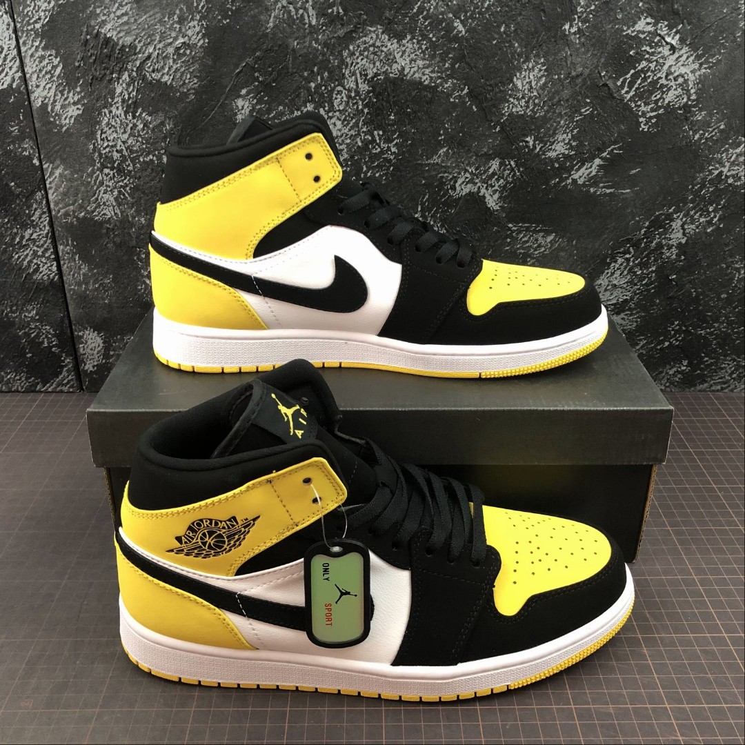 jordan mid yellow