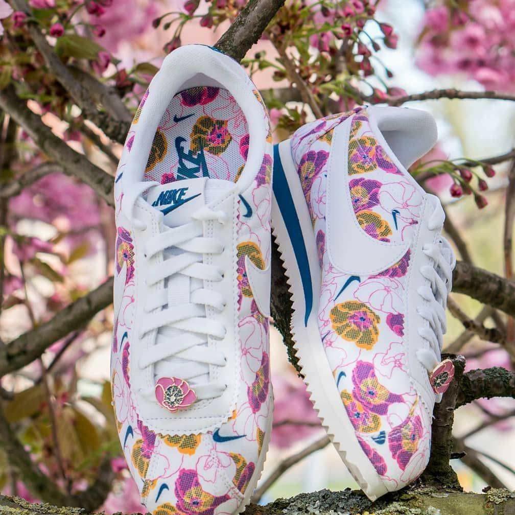 nike classic cortez lx floral women's