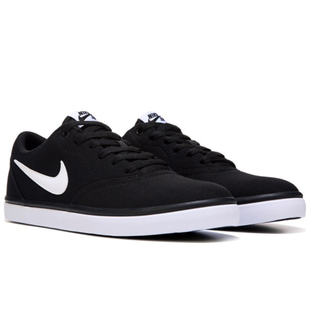 nike sb check solar canvas white