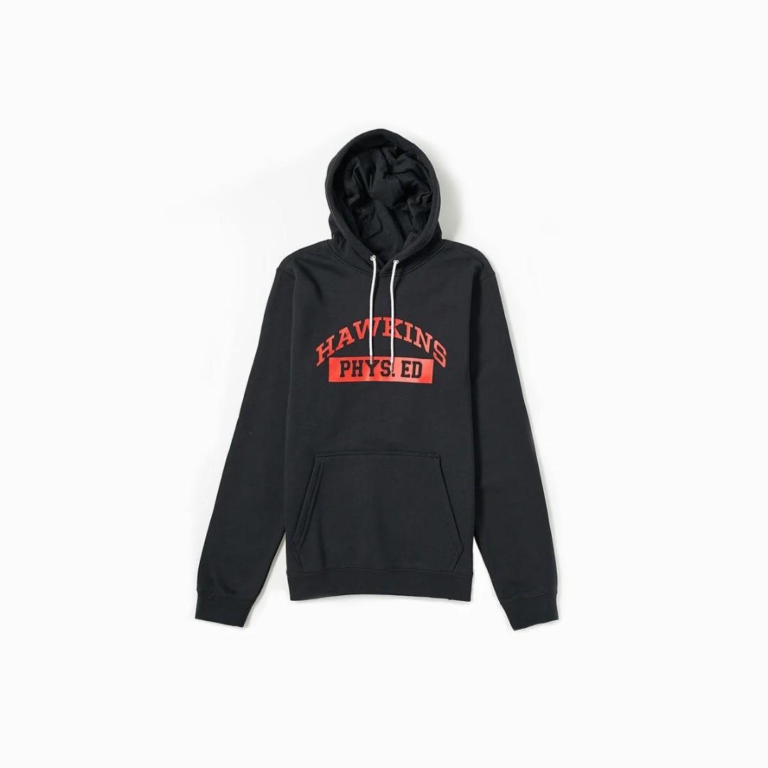Nike x stranger things black hoodie hot sale