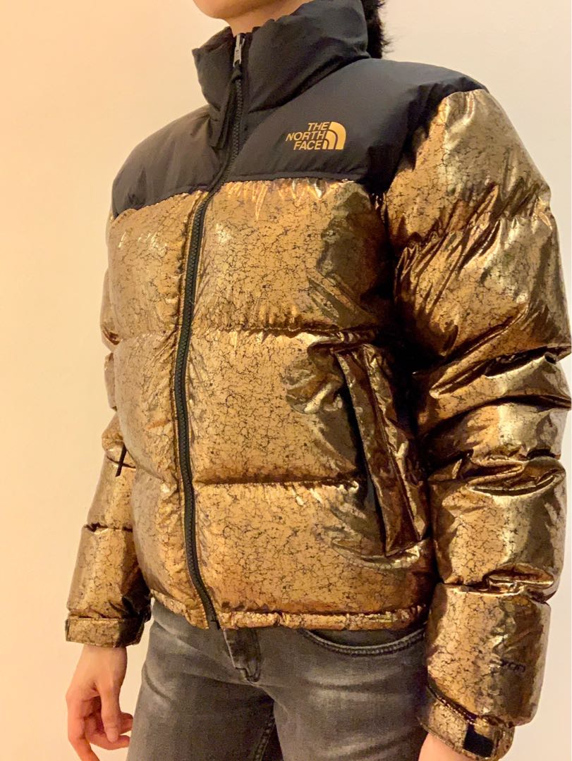 the north face 1996 retro nuptse jacket gold
