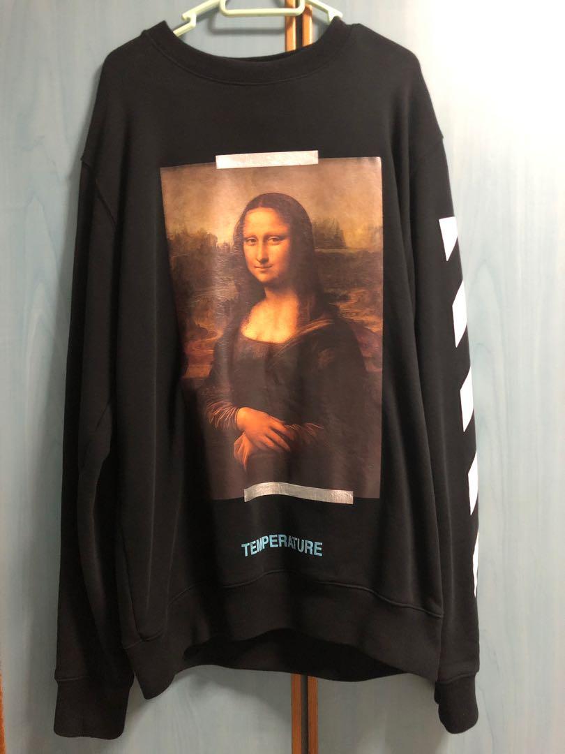 Mona lisa crewneck off white hot sale