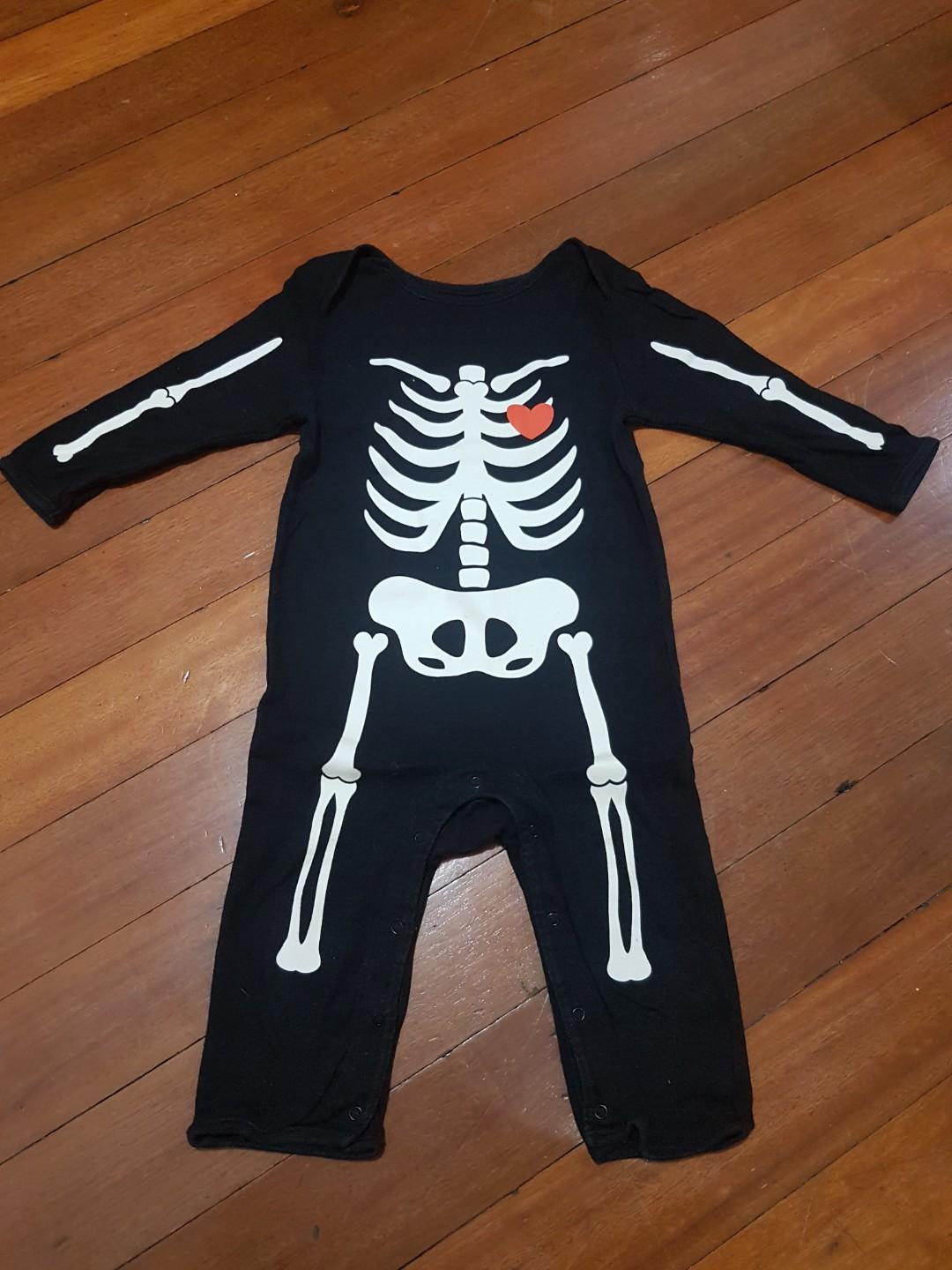skeleton sleepsuit