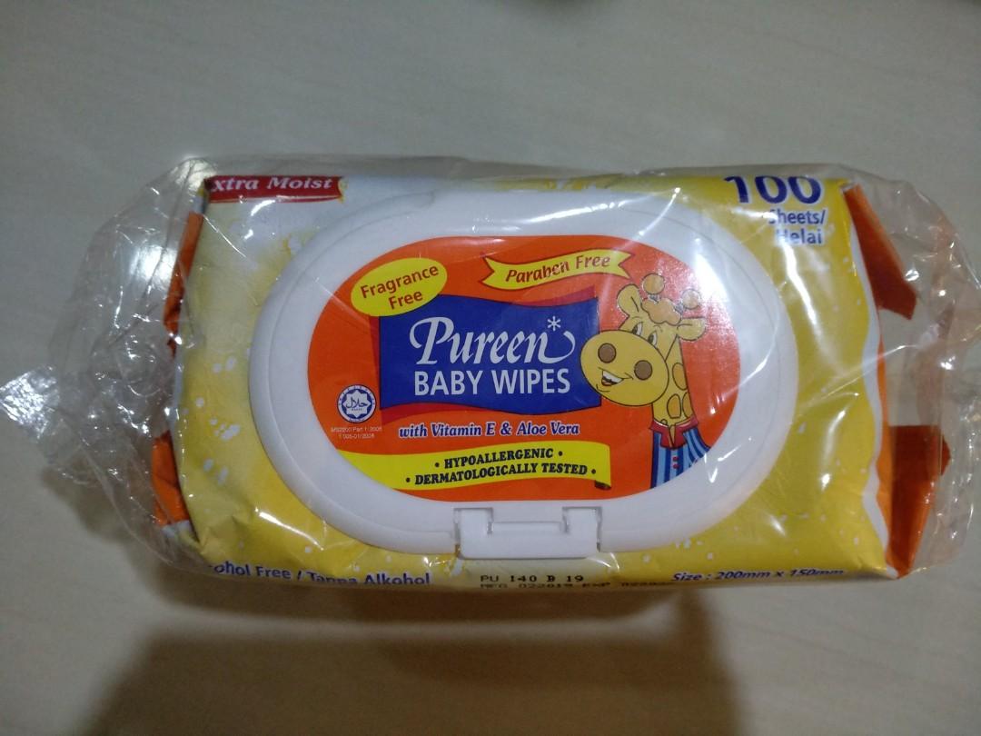 Pureen Baby Wipes Value Pack 2 X 100 S Babies Kids Nursing Feeding On Carousell