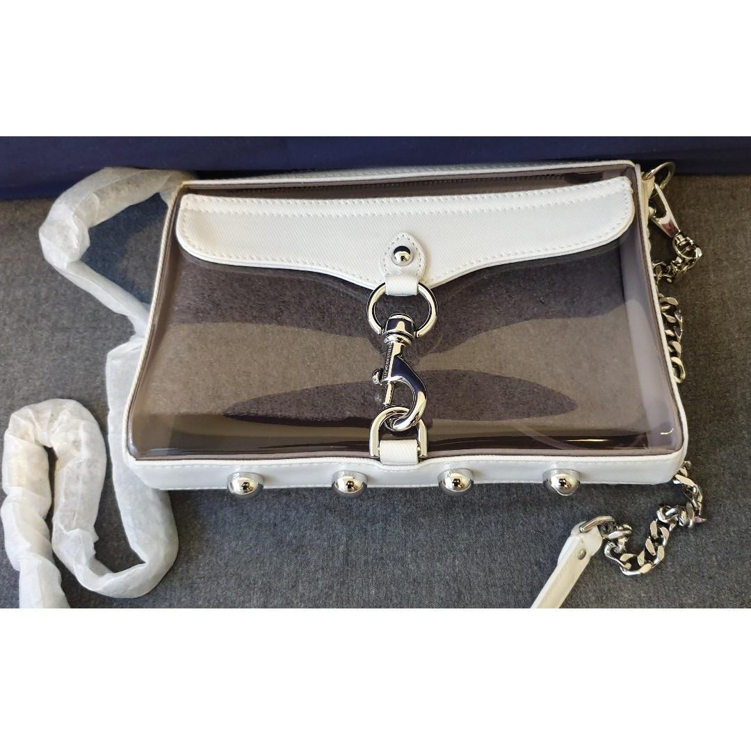 Rebecca minkoff clear hotsell mini mac